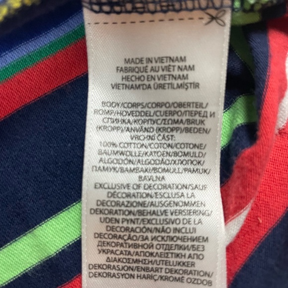 Polo Ralph Lauren Multicolor Striped Pocket Tee Medium - Picture 6 of 7